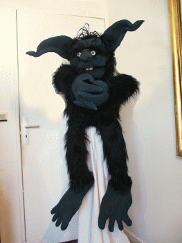 Gacho Goat Main Professionnelle / Marionnette Ventriloque 