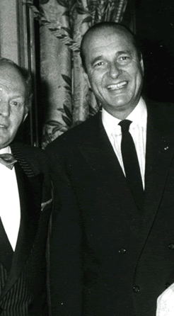David-Michel et M. Jacques Chirac